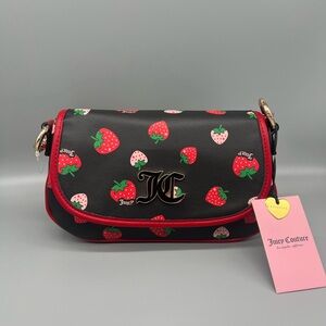 Juicy couture sweet n‎ juicy flap shoulder bag purse